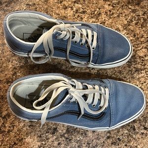 Vans•Blue Laced Sneakers Mens 8.5 Womens 10